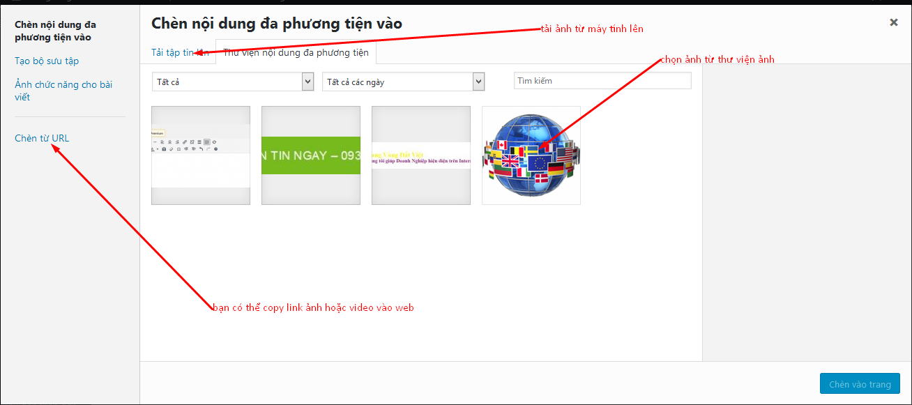 HƯỚNG DẪN CHÈN ẢNH -VIDEO VÀO BÀI VIẾT